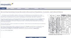 Desktop Screenshot of censusmosaic.org